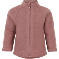 Mikk-Line Wollfleece-Jacke Burlwood altrosa