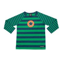 VV Langarm-shirt gestreift palm grün/marine