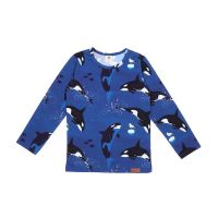 Walkiddy Langarm-Shirt Playful Orcas PO21-218, BIO