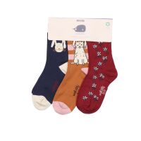 Walkiddy Socken 3-pack Tiny Rabbits, Bio