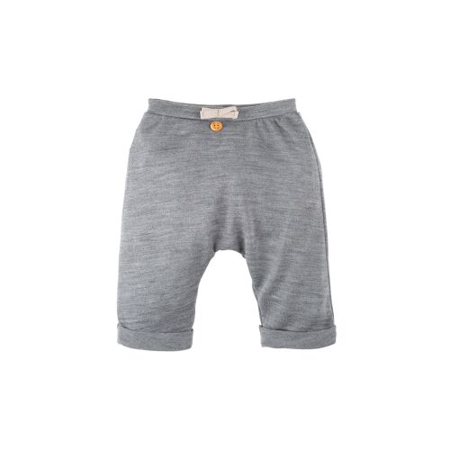 Pure Pure Baby-Hose aus Merinowolle graumeliert, BIO