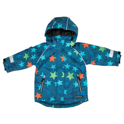 Villervalla Winterjacke Sterne Marine