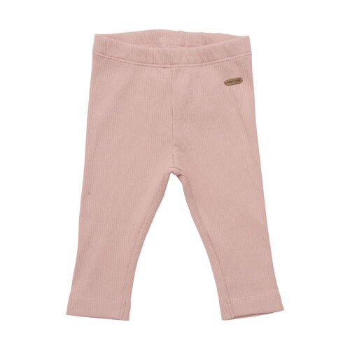 Minymo Baby-leggings Ripp hellrosa 111778, BIO