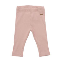 Minymo Baby-leggings Ripp hellrosa 111778, BIO