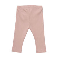 Minymo Baby-leggings Ripp hellrosa 111778, BIO