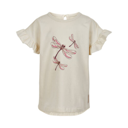 Minymo Kurzarm-Shirt beige Libelle 121737