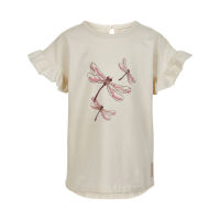 Minymo Kurzarm-Shirt beige Libelle 121737