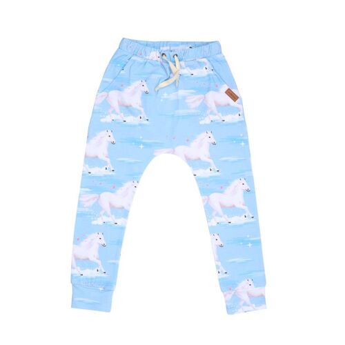 Walkiddy Baggy Pants White Horses HO22-215, BIO