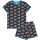 Maxomorra Pyjamaset kurz Bulldozer navy, BIO