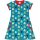 Maxomorra Kurzarm Kleid Pear blau, BIO