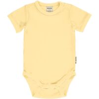 Meyadey Kurzarm-Body Yellow soft, Bio