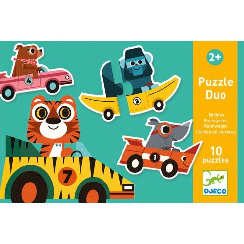 Djeco Puzzle duo Rennwagen