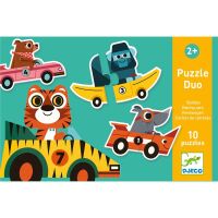 Djeco Puzzle duo Rennwagen