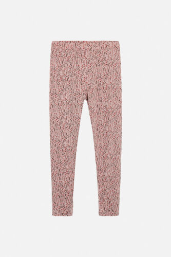 Hust & Claire Leggings Ludo aus Bambus-Viskose Blumen rosa