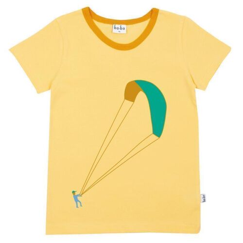 Baba Kurzarm-Shirt Kite gelb ,Bio