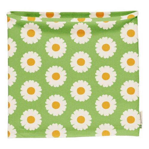 Maxomorra Schlauchschal Blumen Daisy grün, Bio