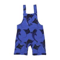 Walkiddy Latzhose Kurz WE22-326 Whales/Eagle Rays , BIO