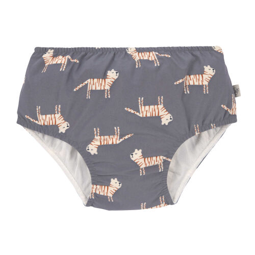 Lässig Baby Schwimmwindeln Tiger grau