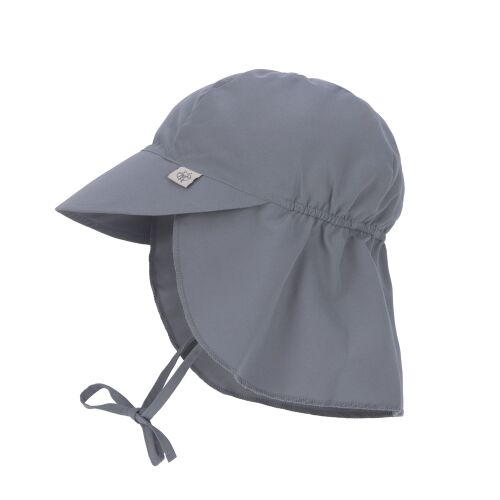 Lässig UV-Sonnenhut  mit Nackenschutz grau