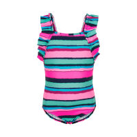 Color Kids Badeanzug gestreift pink/mint navy 720054;