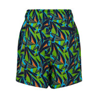 Color Kids Badehose Muster navy/orange/neongrün 720078
