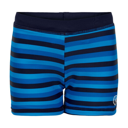 Color Kids Badehose gestreift hellblau/dunkelblau 720072