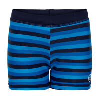 Color Kids Badehose gestreift hellblau/dunkelblau 720072
