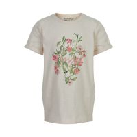 MN KA-Shirt Blumen beige 121833