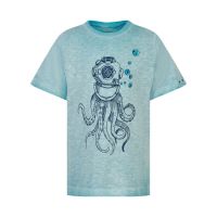 MN KA-Shirt Oktopus blaumeliert 131833
