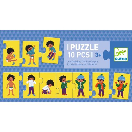 Djeco Puzzle 10 Teile - Ich kleide mich an 8188