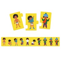 Djeco Puzzle 10 Teile - Ich kleide mich an 8188