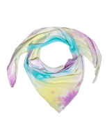 Maximo Dreieckstuch Batik hellazur/multicolor,  BIO