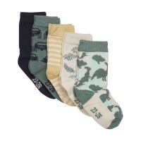 MN 5-pack Socken 6022 grün/gelb 890
