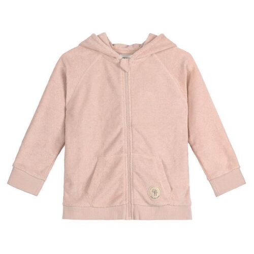 Lässig Frottee Jacke rosa, BIO