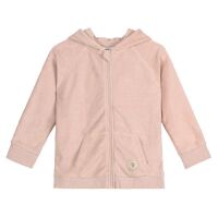 Lässig Frottee Jacke rosa, BIO