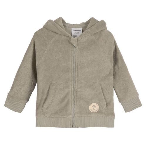Lässig Frottee Jacke olive, BIO