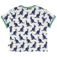 LP Kurzarm-Shirt Kangaroo weiß/navy, Bio