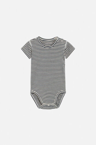 Hust & Claire KA-Body aus Bambus Bue gestreift navy/weiß