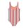 Shiwi Badeanzug Ruby Streifen blush pink