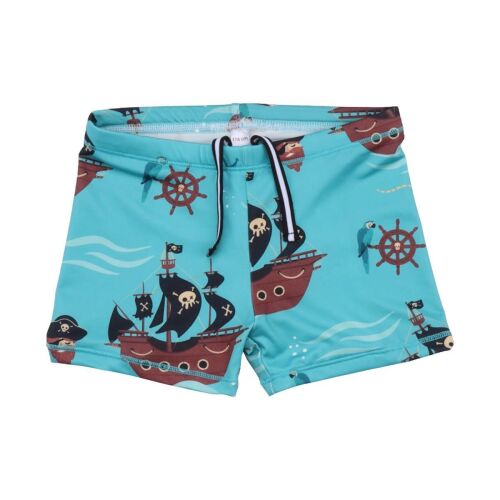 Walkiddy Badehose PS22-702 Pirate Ships türkis