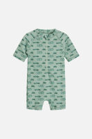 Hust & Claire UV-Baby-Badeanzug Makki Autos mint