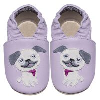 baBice Lederpatschen Mops lila