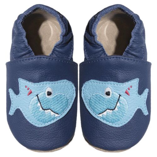 baBice Lederpatschen shark navy