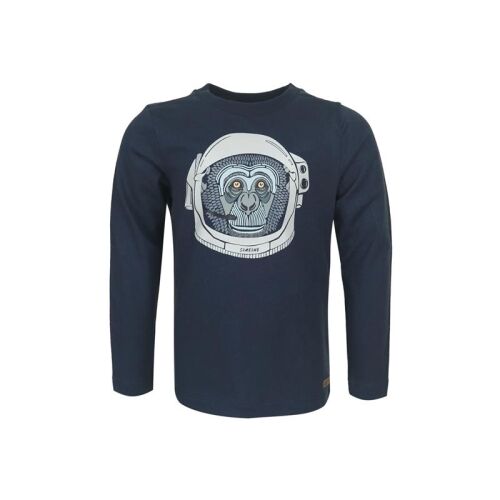 Someone Langarm-Shirt Lund SB-03-D Affe navy/silber