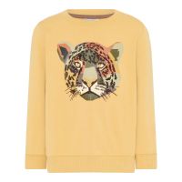 MN Sweatshirt Leopard senf 131946