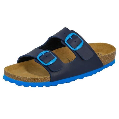 Lico Schlapfen Bioline Kids 560230 Marine/Blau