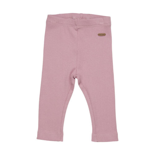 Minymo Baby-leggings Ripp lilas 111932, BIO