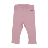 Minymo Baby-leggings Ripp lilas 111932, BIO