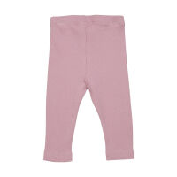 Minymo Baby-leggings Ripp lilas 111932, BIO