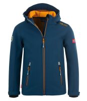 Trollkids Softshelljacke Trollfjord 161-146  mystic blue/...